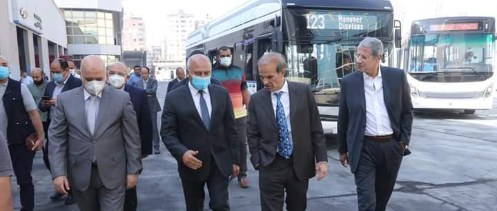 Kamel El-Wazir, the Egypt’s Minister of Transport, visited MCV, to inspect a number of electric buses.